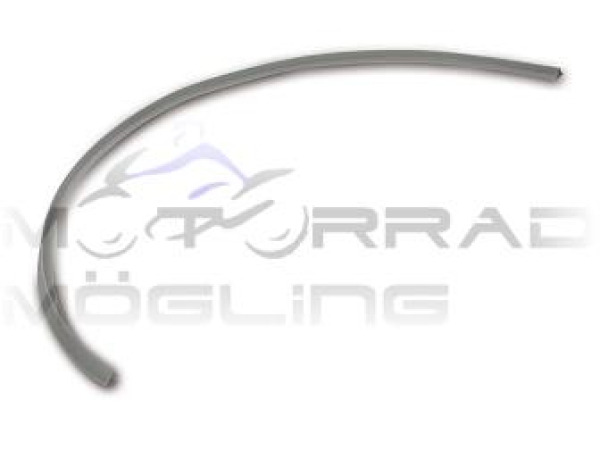 Gummi - Keder für Spiegelglas grau 33,3 cm lang
