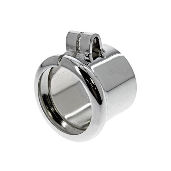 Krümmerschelle mit Wulst - Ø=40mm, verchromt - für BK350, ES175, ES250, RT125