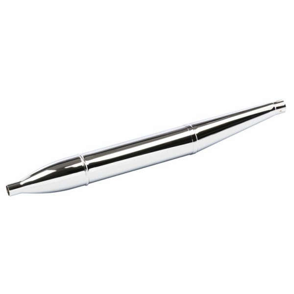 Auspuff dreiteilig in Zigarrenform, verchromt Ø=35mm - für RT125/2, RT125/3, SR59