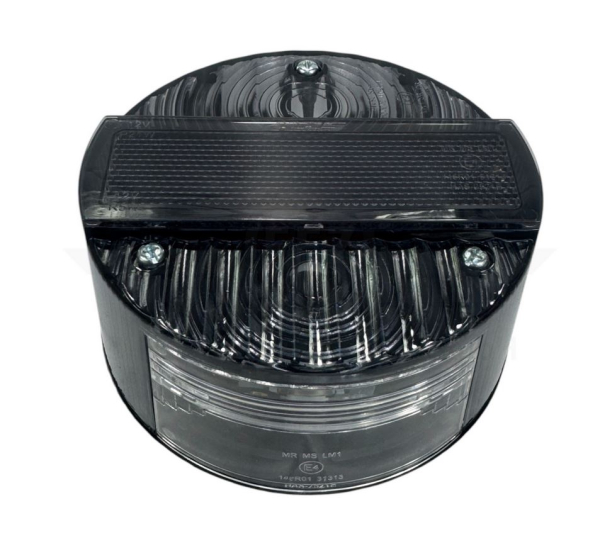 Rücklicht / Bremsschlußkennzeichenleuchte in grau (3 Schrauben) BSKL 8522.21 - ø 120 mm