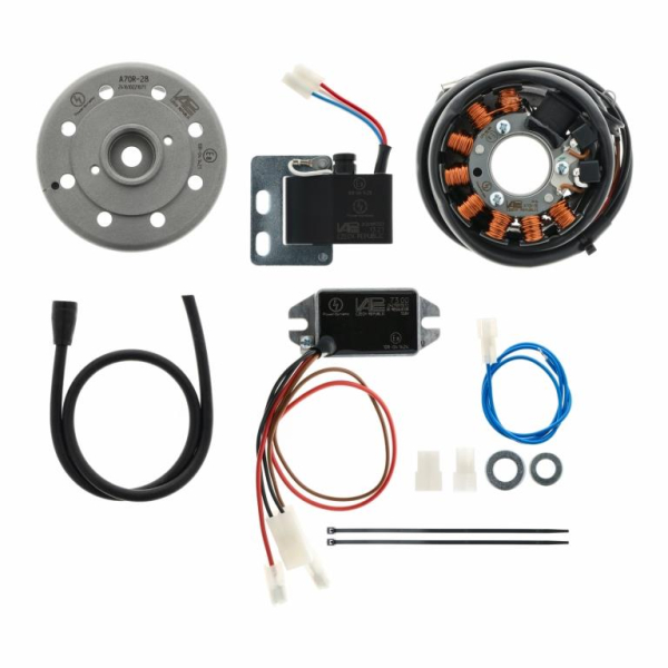 Lichtmagnetzündanlage 12V/ 100W/ DC - Grundplatte / Stator mit Direktverschraubung