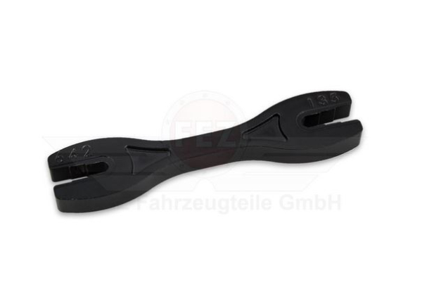 Speichenschlüssel (hochwertiger Typ) Stahl schwarz Größe 3,5 und 4 passend für Moped & Motorrad