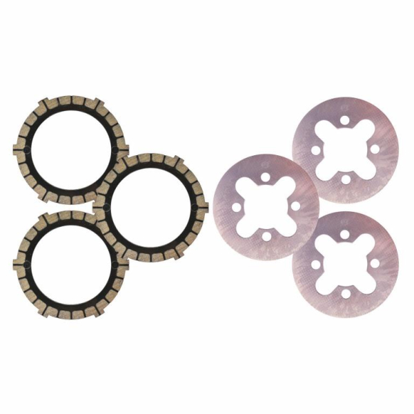 SET Kupplungsteile Regenerierung - 3x Kupplungsscheiben, 3x Kupplungslamellen - SR2, KR50, SR4-1P/K, SR2E