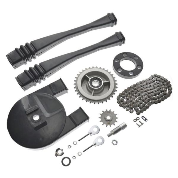 Kettenkit Komplettsatz S50 - Mitnehmer Z=34, Rollenkette 112 Glieder, Antriebskettenrad Z=14