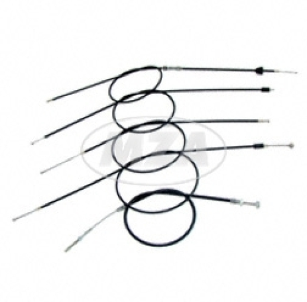 Set - 5x Bowdenzüge - schwarz - SR50, SR80 - für BVF-Vergaser