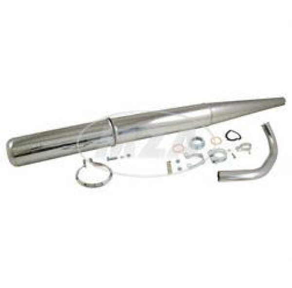 Auspuff-SET - kpl. mit Krümmer und Anbauteilen