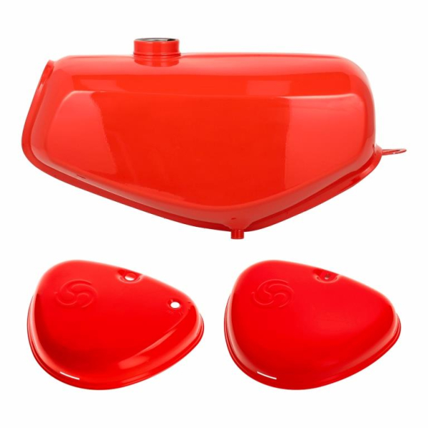 Tankset - Kraftstoffbehälter + beide Seitendeckel - lackierte Ausführung - S50, S51, S70, S51E, S70E