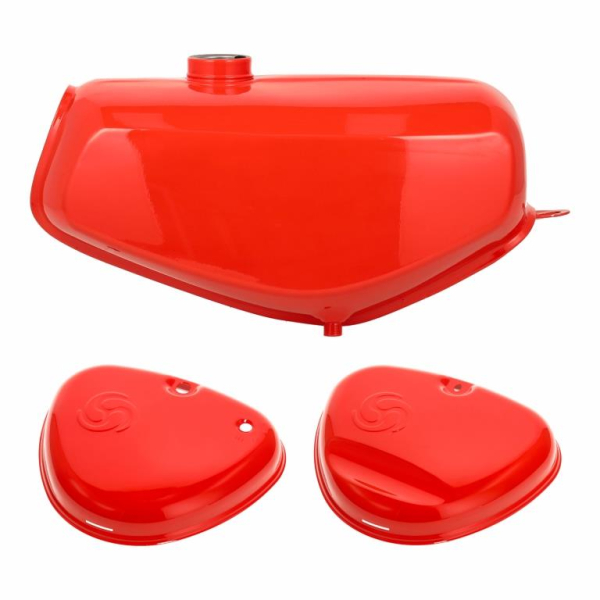 Tankset - Kraftstoffbehälter + beide Seitendeckel - lackierte Ausführung - S50, S51, S70, S51E, S70E