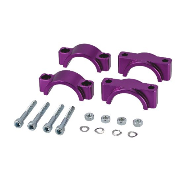 CNC-Klemmbrücken Set für Kotflügel, Aluminium eloxiert - inkl. Befestigungsmaterial - S50, S51, S70, SR50, SR80