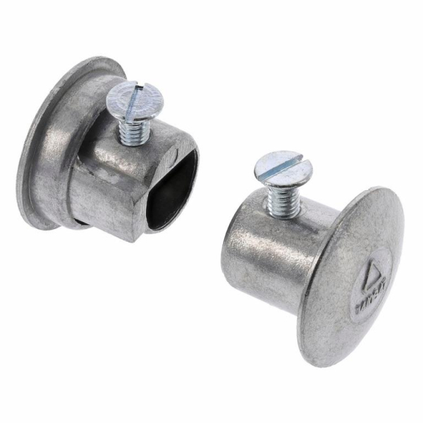 Alu-Abschlusspilze SET + 2x Senkschrauben f. Lenker, links + rechts
