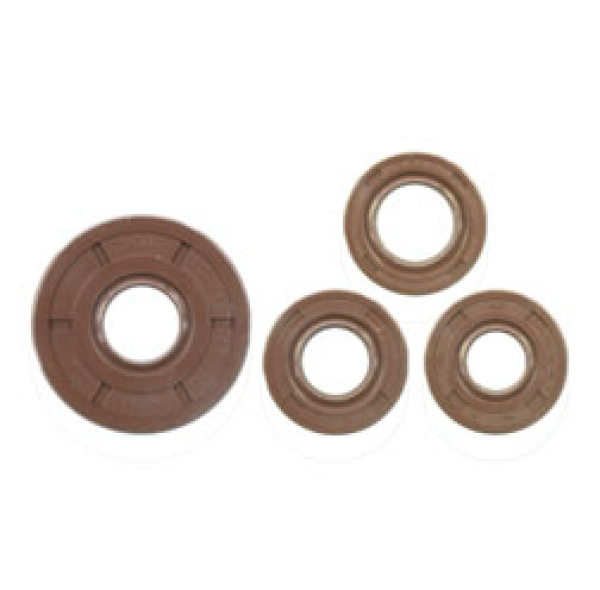 4x Wellendichtringe NJK Set  - FPM, braun - SR1, SR2, SR2E, SR4-1 (mit Pedalantrieb)