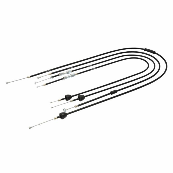 Bowdenzüge Set - schwarz - KR51/2, Starter Fkt.-länge 87mm