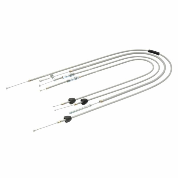 Bowdenzug SET grau f. KR51/1S - Bremsbowdenzug hinten - Hebel aussenliegend
