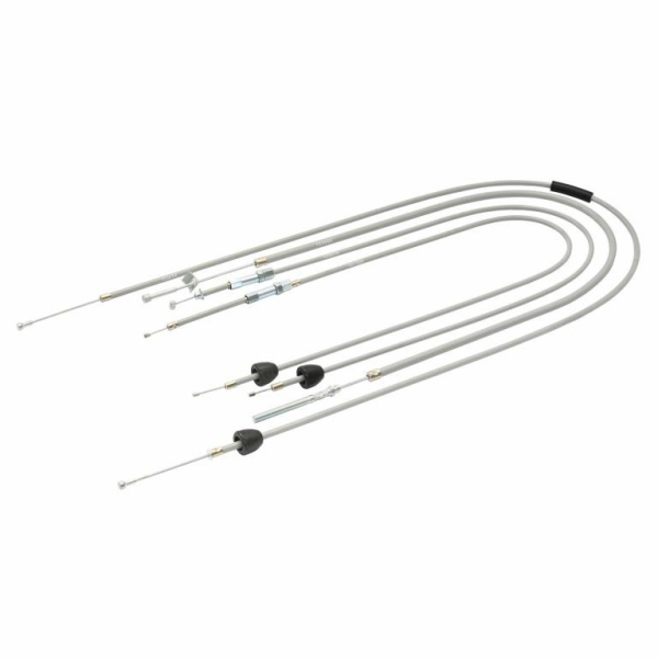 Bowdenzug SET grau f. KR51/1S - Bremsbowdenzug hinten - Hebel aussenliegend