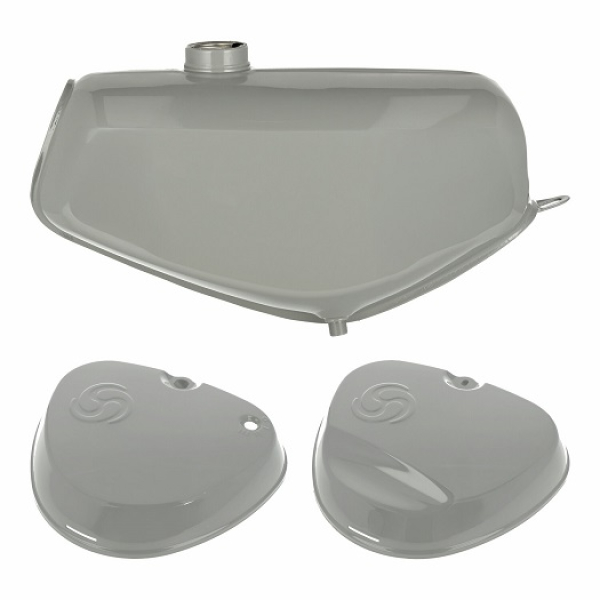 Tankset Kraftstoffbehälter + eckige Seitendeckel S51, S70, Enduro S51E S70E