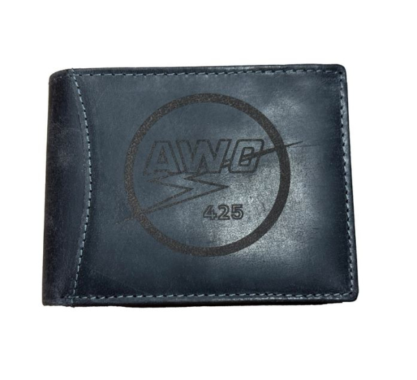 Geldbörse Portmonnaie (Echtleder) "AWO 425" Gravur