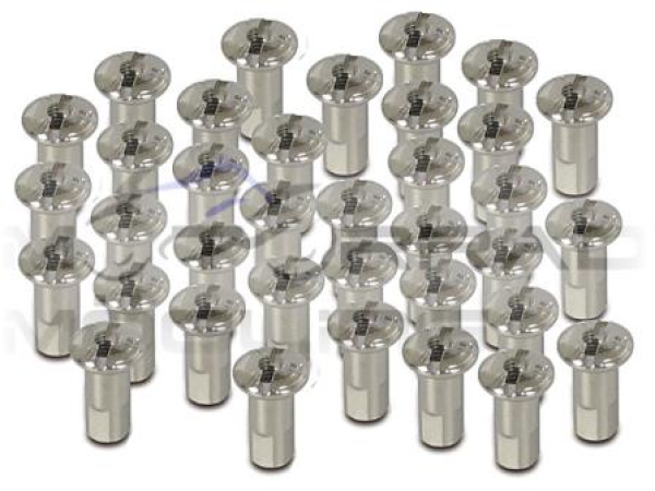 Nippel - Speichennippel M4 im Satz (36 Stück) Länge 16mm Edelstahl