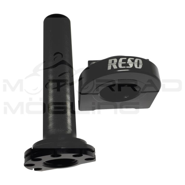 Gasgriff, CNC, Alu, universell passend für Ø22mm-Lenkerrohr - Gewinde: M10x1