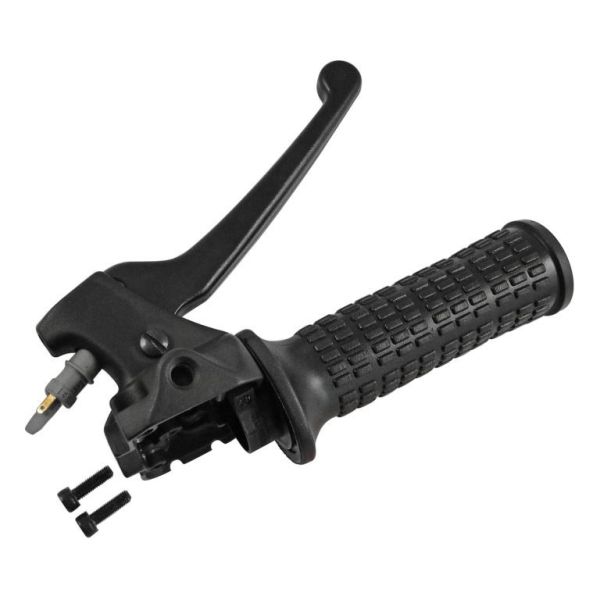 Set Gasdrehgriff Domino - mit Drehgriff, Gehäuse und Bremshebel, Bremslichtschalter + Kleinteile