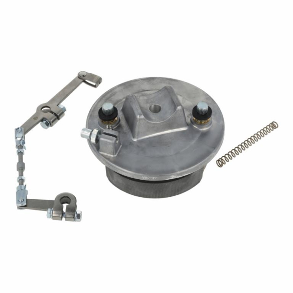 Duplex-Bremsschild, Bremsankerplatte vorne, kpl., natur - S50, S51, S70, SR50, SR80, S53, S83