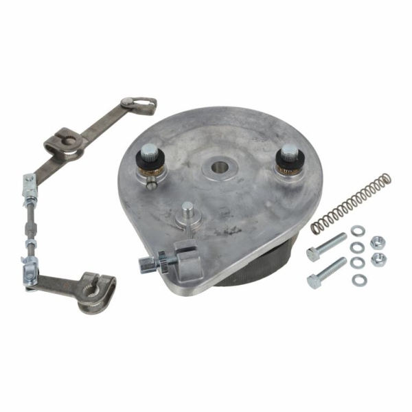 Duplex-Bremsschild, Bremsankerplatte vorne, kpl., natur - KR51, SR4-X