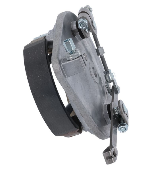 Duplex-Bremsschild, Bremsankerplatte vorne, kpl., natur - KR51, SR4-X