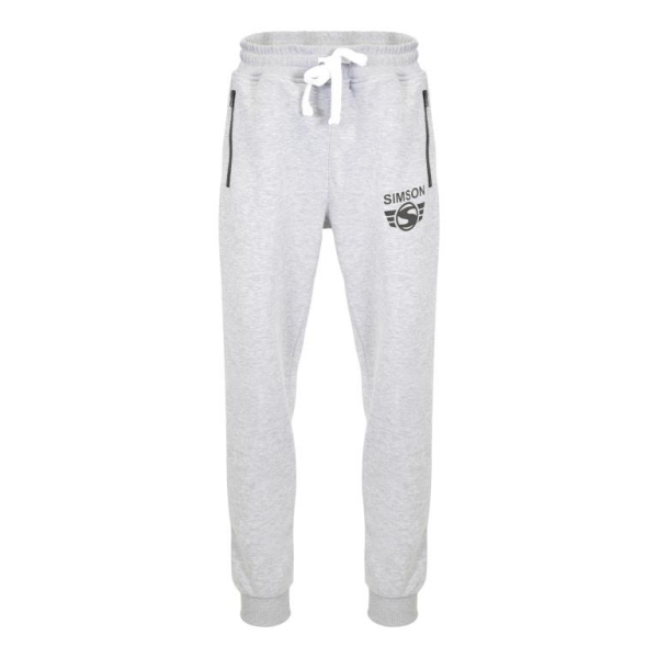 Jogginghose unisex, Farbe: grau - Motiv: SIMSON