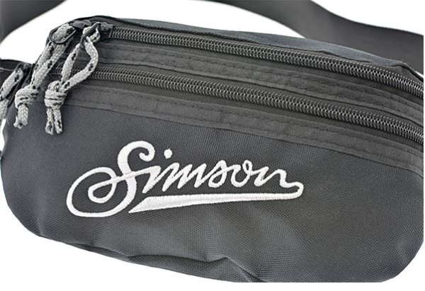 Gürteltasche aus strapazierfähigem Nylon mit edlem Stick "SIMSON" Logo