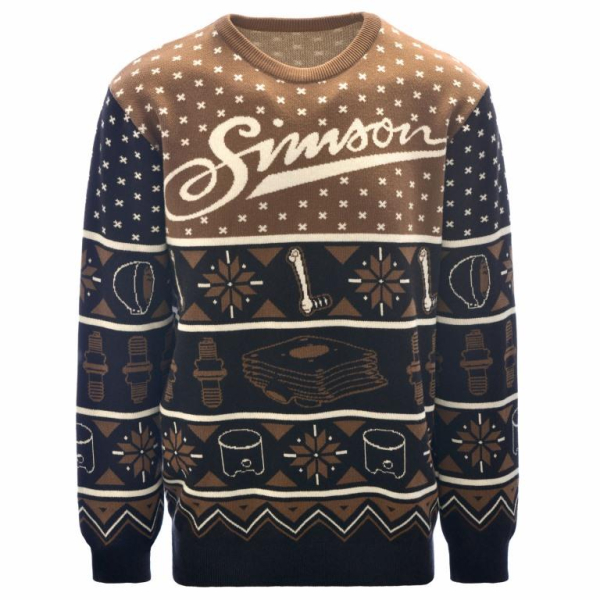 Strickpullover Ugly Sweater, Farbe: 3-farbig - Motiv: ""SIMSON""
