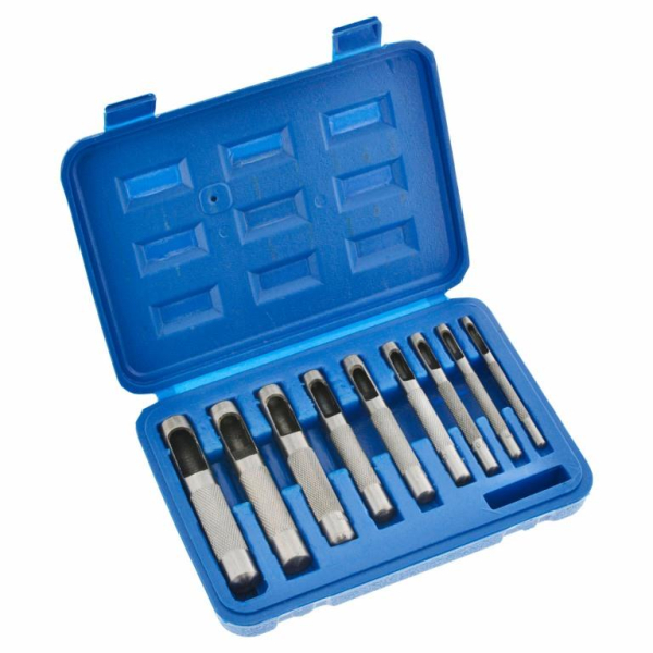 SET Locheisensatz zum Anfertigen von Dichtungen für Stehbolzendurchmesser von 3 - 12 mm