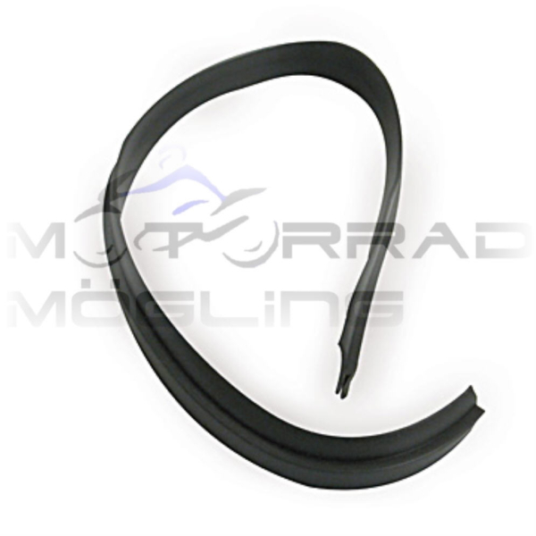 Gummi - Keder für Scheinwerfer und Tank schwarz (je laufender Meter) - (Beinschutz MZ)