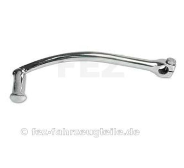 Fußschalthebel für Schaltwelle mit Ringnut (verchromt, 30 Zähne, Ø11 mm)