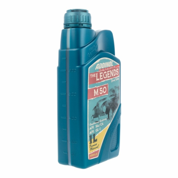 Addinol Motorenöl M50 - SAE 50 - mineralisch - Einbereichsöl, 1 Ltr. PE-Dose