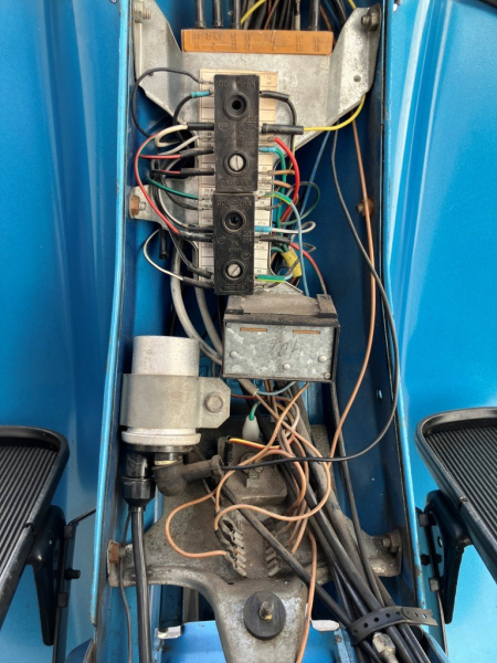 Simson SR50C - 1988 - 12V im seltenen polarblau metallic original Zustand mit Kindersitz - DDR Fahrzeugpapiere