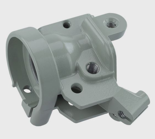 Klemmstück Gasgriffadapter Aluminium natur - für S50, S51 Gasdrehgriffumbau