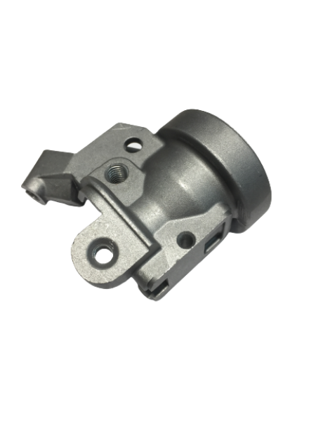 Klemmstück Gasgriffadapter Aluminium natur - für S50, S51 Gasdrehgriffumbau