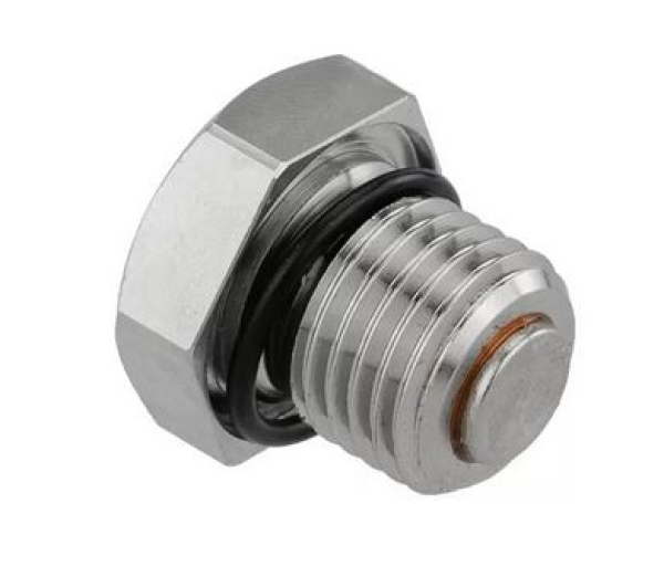 Ölablassschraube (Edelstahl) inkl. Supermagnet + O-Ring (M500 - M700)